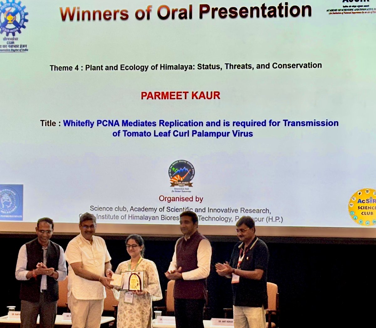 Parmeet17196's tweet photo. One perk of a PhD is the little joys—free conference food, the thrill of winning prizes, and the satisfaction of having your work recognised by people who truly understand it.
Forever grateful to my supervisor @HallanVipin for his constant support! https://t.co/ArJ5RoiYX6