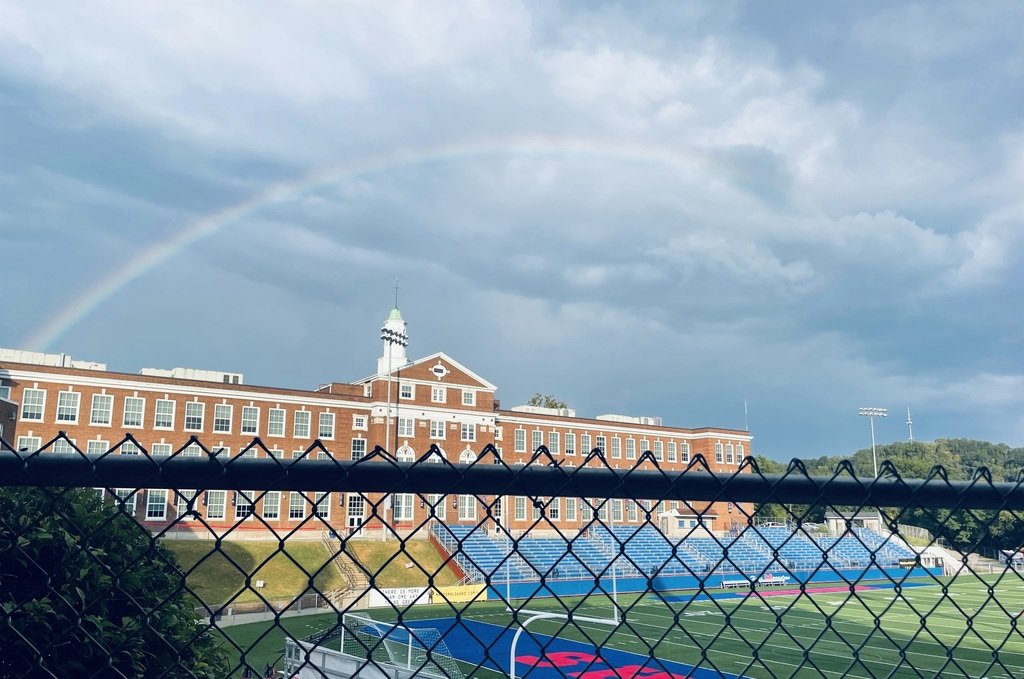 Beautiful picture that was sent in after the rain this morning