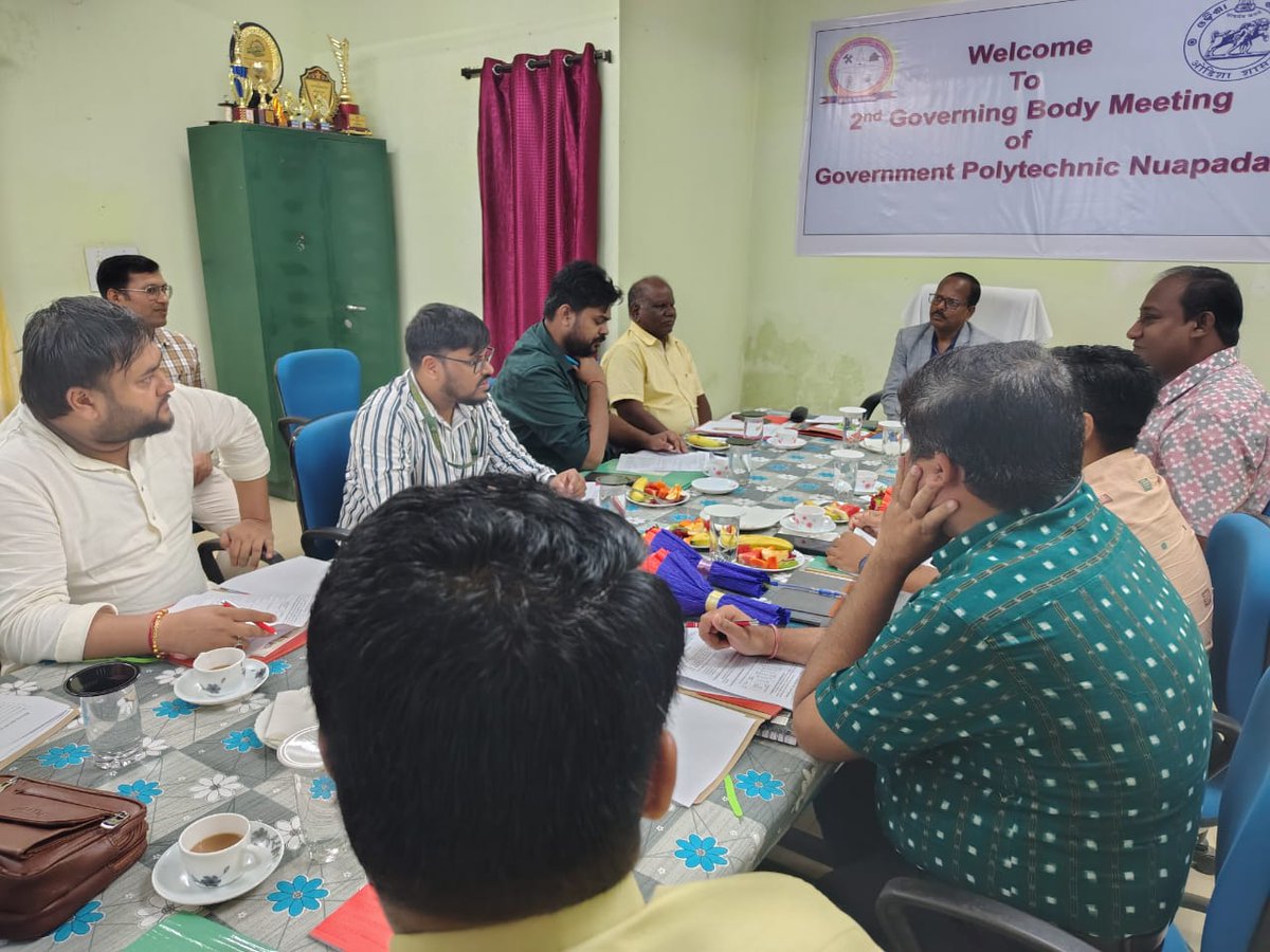 Shri Ramlal Hans, PA to MLA, Nuapada attended the 2nd Governing Body Meeting of Govt. Polytechnic College, Nuapada.