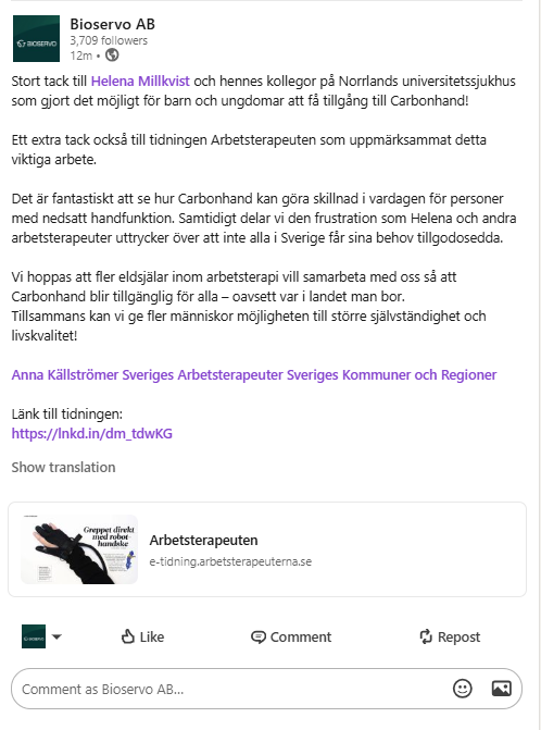 Läs gärna artikeln i arbetsterapeuten här: e-tidning.arbetsterapeuterna.se/p/arbetsterape…

<a href="/arbetsterapi/">Arbetsterapeuterna</a> <a href="/SKR_se/">SKR</a>