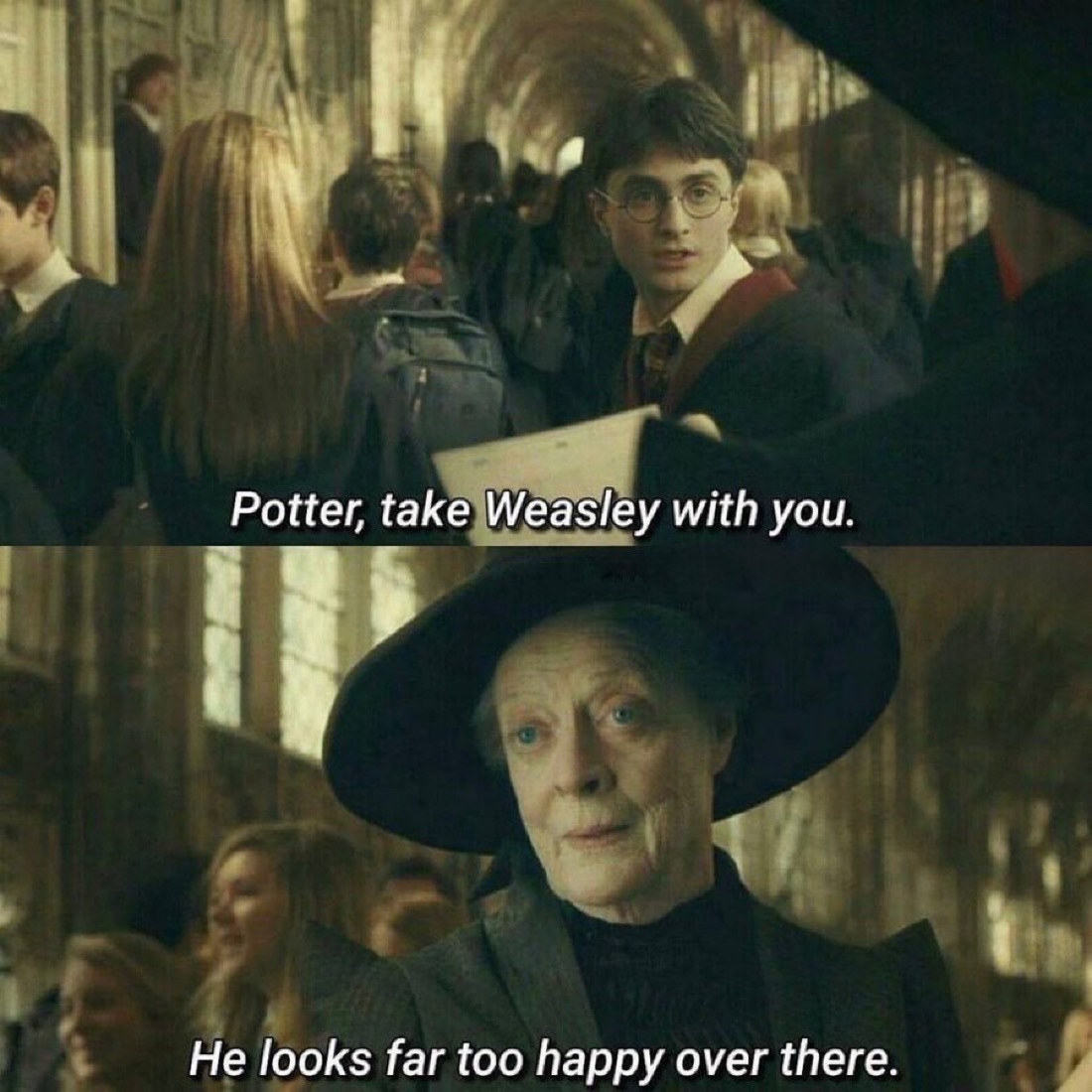 TheDailyHPotter's tweet photo. Friendship goals 🥰 https://t.co/nJ4rbvYKH3