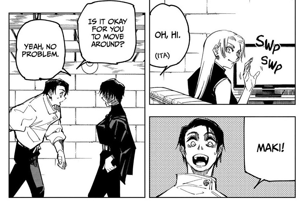 okay now that it's canon that yutamaki are married can we talk about this moment again, how naoya talked abt no one will look at maki's direction bc of her scars and there was yuuta excited to see her &amp; checking up on her as soon as he saw maki again