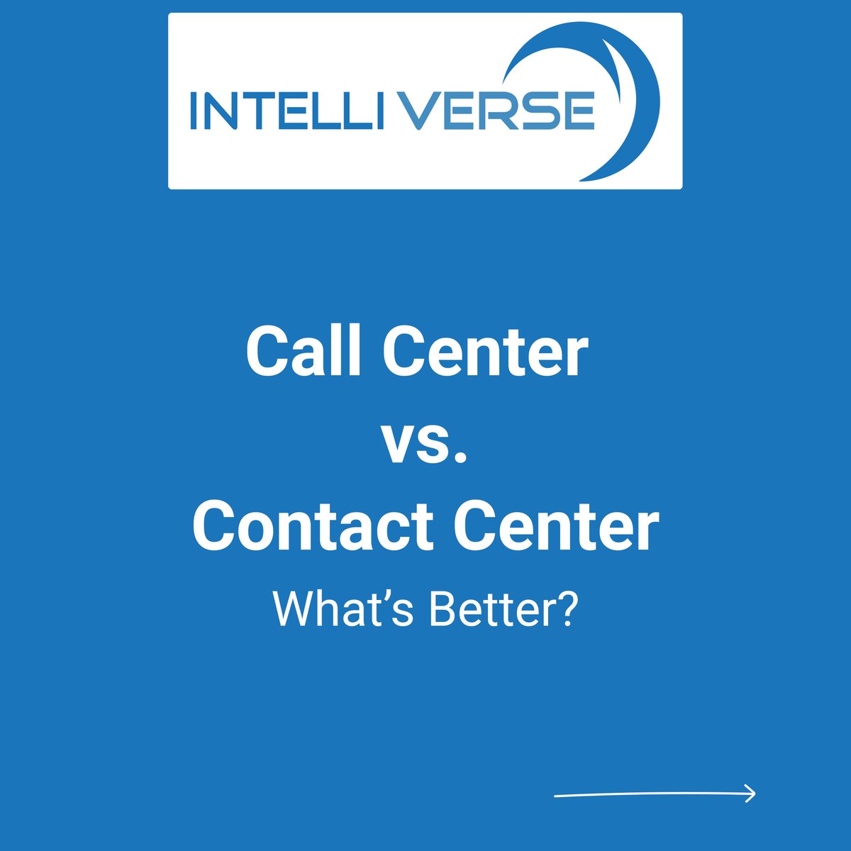 Intelliverse's tweet image. Still stuck in a call center mindset? Customers expect seamless, omnichannel support.
💬 𝗩𝗼𝗶𝗰𝗲 + 𝗖𝗵𝗮𝘁 + 𝗘𝗺𝗮𝗶𝗹
☁️ 𝗖𝗹𝗼𝘂𝗱-𝗯𝗮𝘀𝗲𝗱 | 💡 𝗙𝗹𝗲𝘅𝗶𝗯𝗹𝗲 𝗯𝗶𝗹𝗹𝗶𝗻𝗴 | 🌍 𝗚𝗹𝗼𝗯𝗮𝗹 𝗼𝗽𝘁𝗶𝗼𝗻𝘀
👉 intelliverse.com
#CXInnovation #Omnichannel