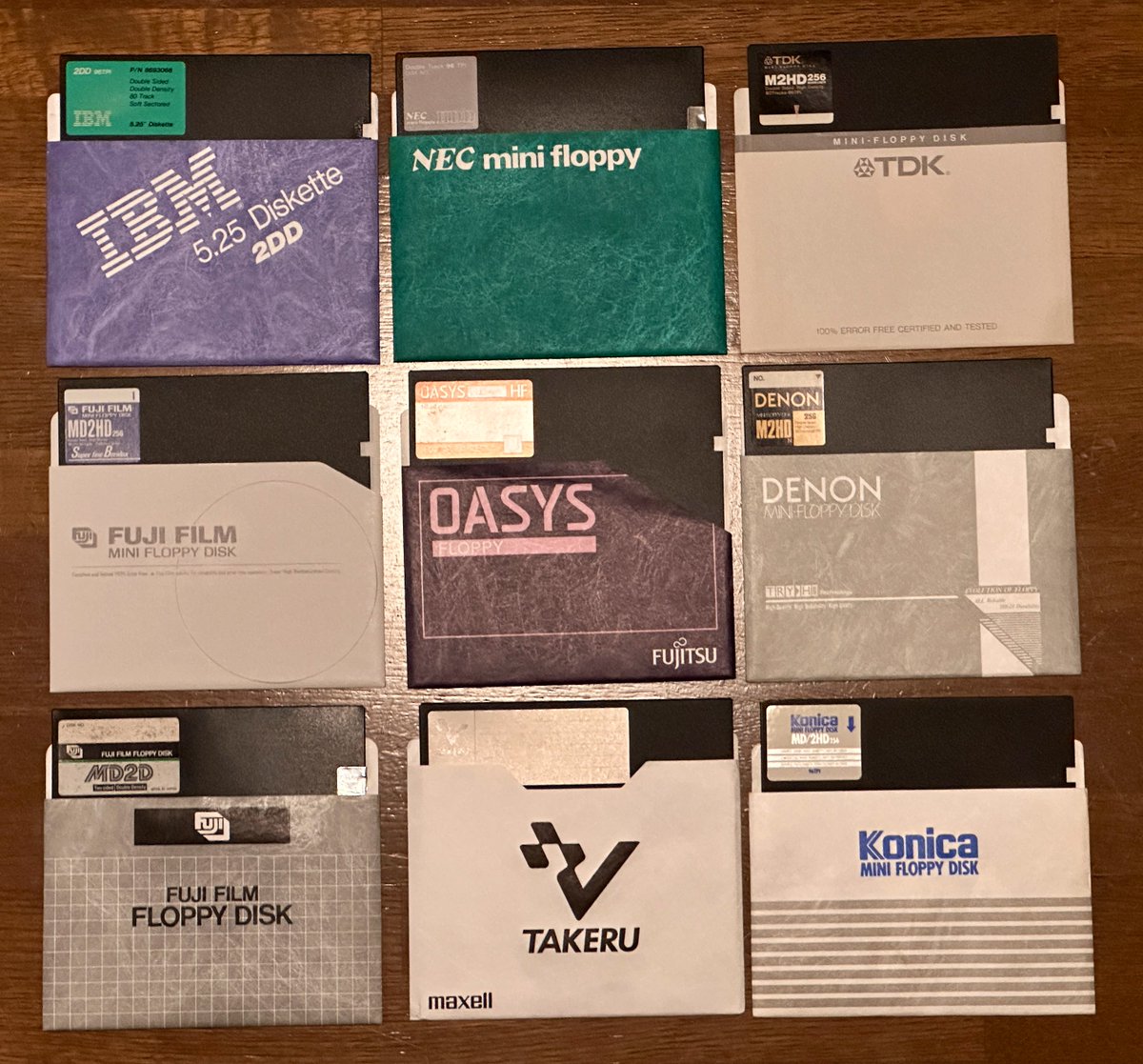 Now let’s do the same for floppy disks.