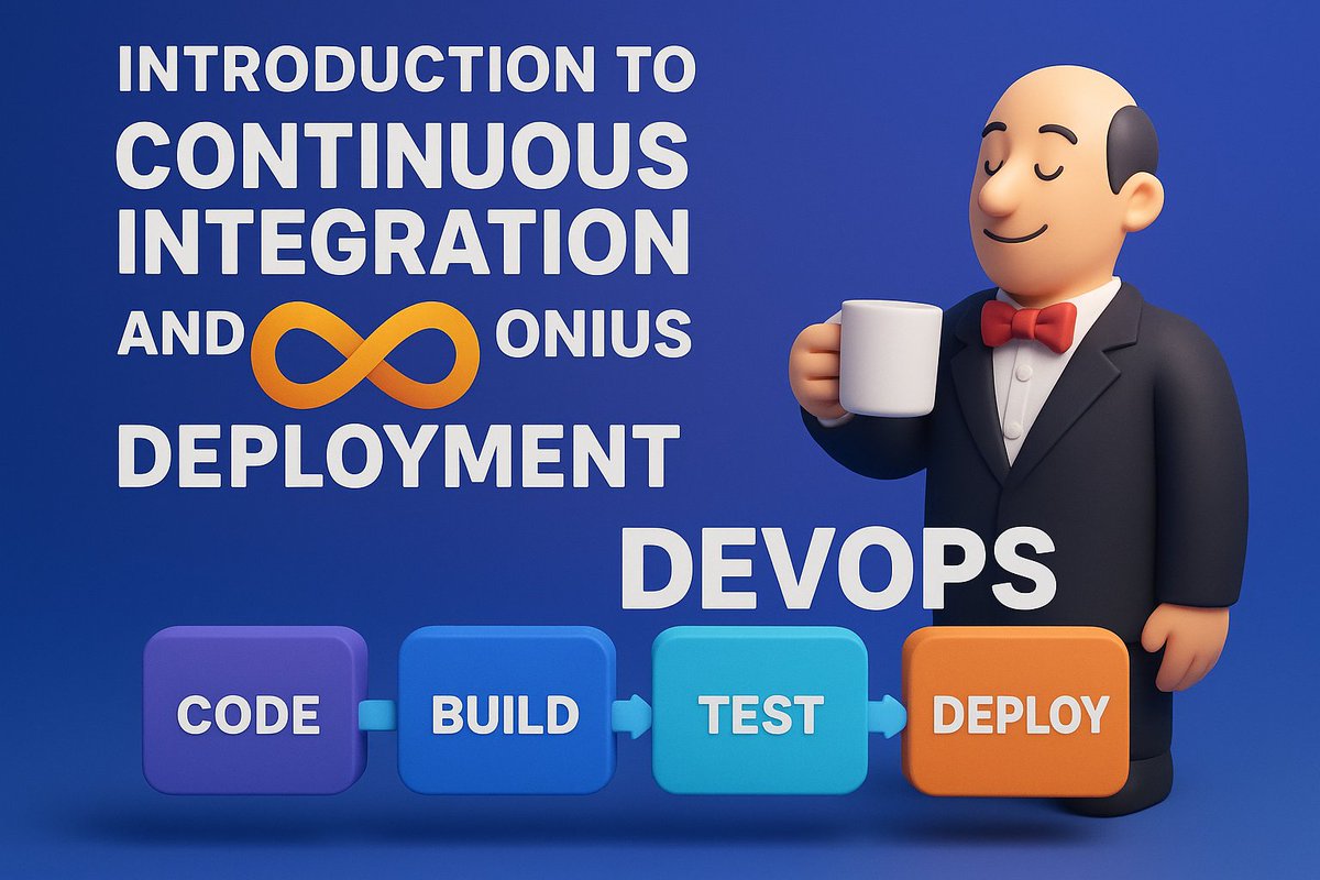 hawkstack_tech's tweet image. Intro to CI/CD
Continuous Integration & Continuous Deployment = faster, safer software delivery.
๐น Core of #DevOps โ collaboration, automation & feedback
๐น Jenkins = the engine that automates build, test & deploy pipelines
Upskill today : lnkd.in/g7QSNA7V
