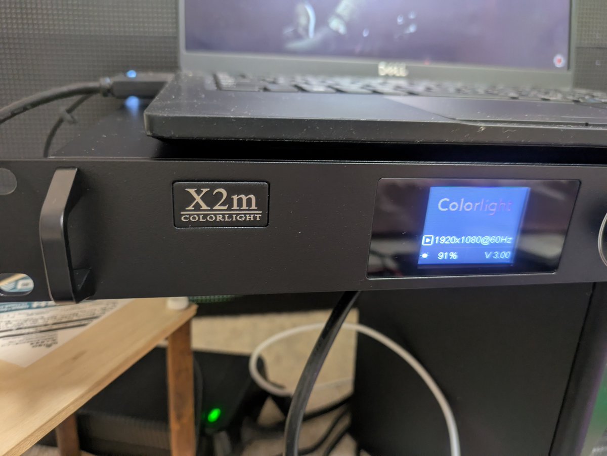 _tonky's tweet image. ラックタイプの機材最高！　家庭用！#ledvision