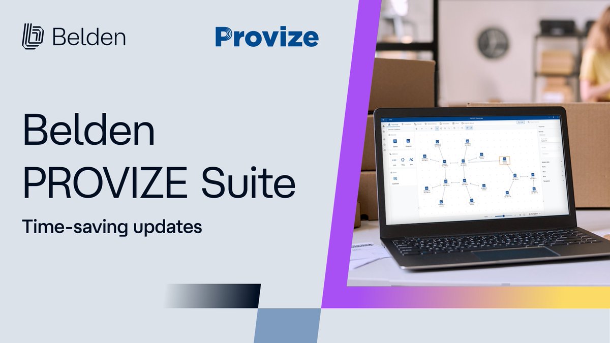 BeldenInc's tweet image. We have great news.... the latest PROVIZE update streamlines GREYHOUND2000 switch #networkplanning. Get the details by clicking here: bit.ly/4mp2hTl #BeldenPROVIZE #firmwareupdate #industrialsecurity