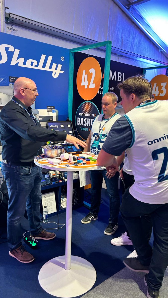 shelly_IoT's tweet image. We had an amazing time at the Onninen Basket Expo in Finland! 🇫🇮 

Thanks to everyone who stopped by - it was a pleasure sharing how Shelly makes homes and businesses smarter &amp;amp; safer. Here’s to many more smart projects together! ✨

#Events #Nordics #ShellySmartHome
