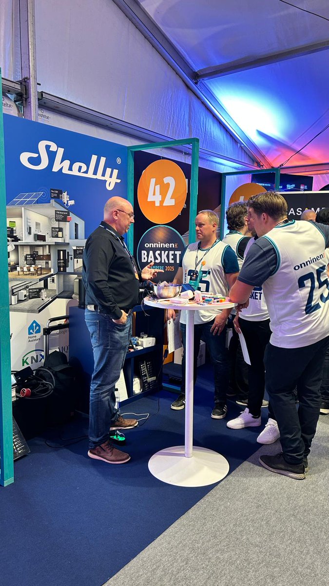 shelly_IoT's tweet image. We had an amazing time at the Onninen Basket Expo in Finland! 🇫🇮 

Thanks to everyone who stopped by - it was a pleasure sharing how Shelly makes homes and businesses smarter &amp;amp; safer. Here’s to many more smart projects together! ✨

#Events #Nordics #ShellySmartHome