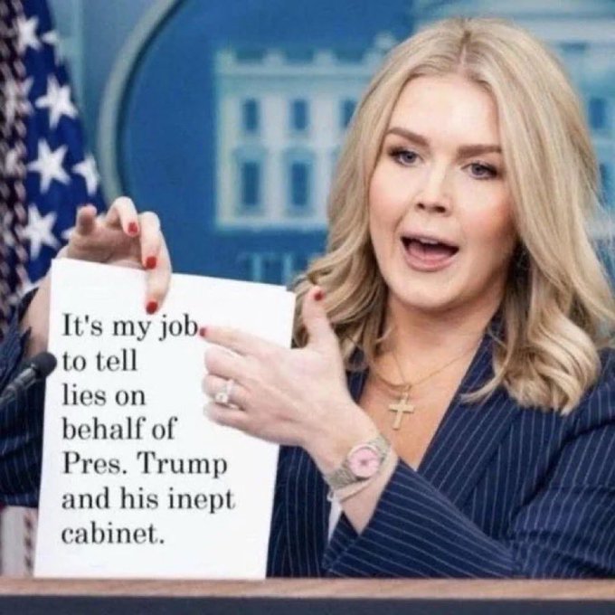 RussiaFirst2026's tweet photo. @PressSec ... you are not exactly the brightest, are you ?...you must give good head, because you are fucking useless at everything else, it appears. https://t.co/iwVid0a9Yl