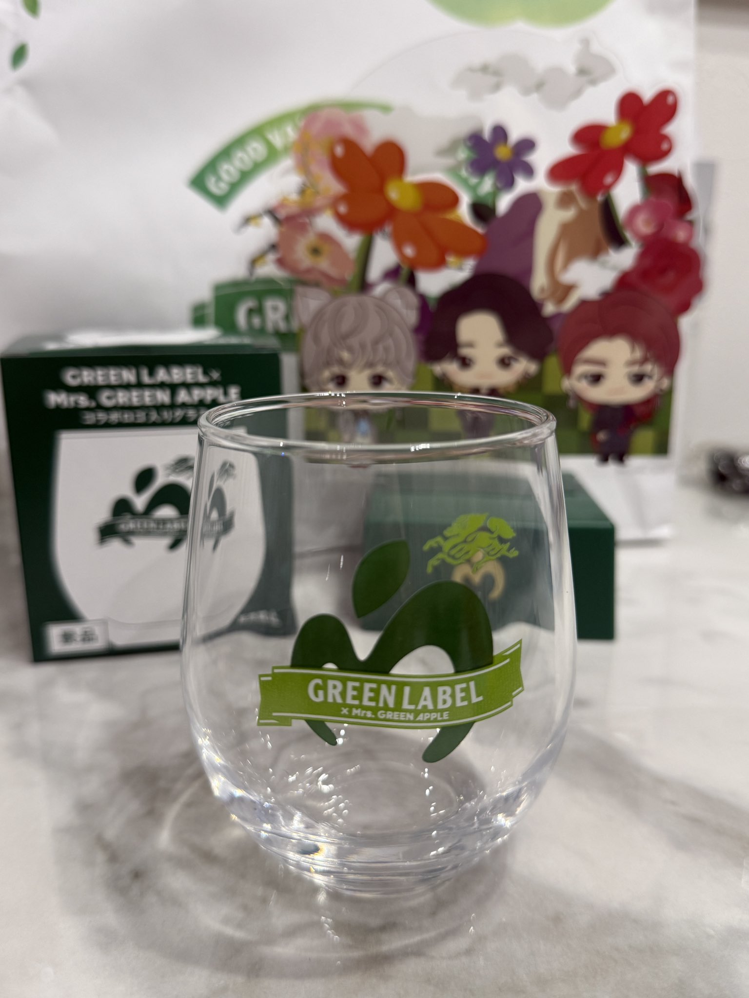 Mrs. GREEN APPLE コラボグラス 4個セット Mrs.GREEN APPLE 淡麗 コラボグラス 4個セット☆ - メルカリ
