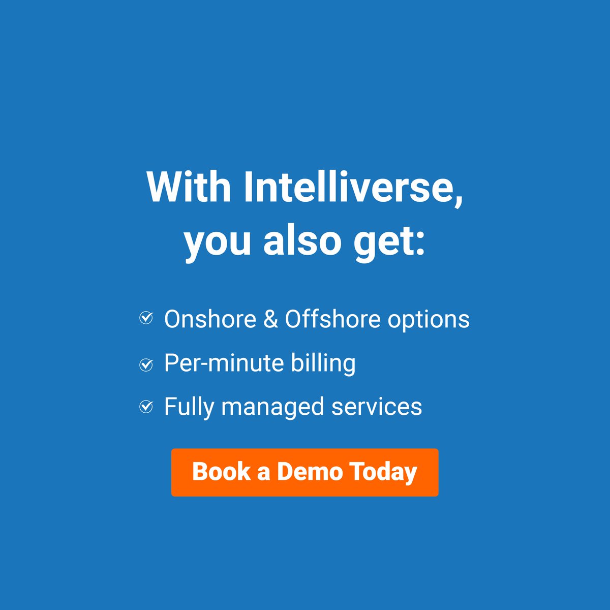 Intelliverse's tweet image. Still stuck in a call center mindset? Customers expect seamless, omnichannel support.
💬 𝗩𝗼𝗶𝗰𝗲 + 𝗖𝗵𝗮𝘁 + 𝗘𝗺𝗮𝗶𝗹
☁️ 𝗖𝗹𝗼𝘂𝗱-𝗯𝗮𝘀𝗲𝗱 | 💡 𝗙𝗹𝗲𝘅𝗶𝗯𝗹𝗲 𝗯𝗶𝗹𝗹𝗶𝗻𝗴 | 🌍 𝗚𝗹𝗼𝗯𝗮𝗹 𝗼𝗽𝘁𝗶𝗼𝗻𝘀
👉 intelliverse.com
#CXInnovation #Omnichannel