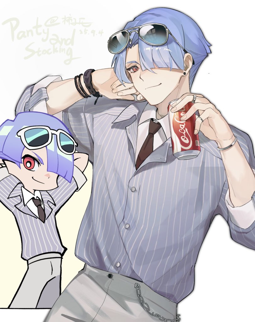 哥哥的常服！
#PantyAndStocking