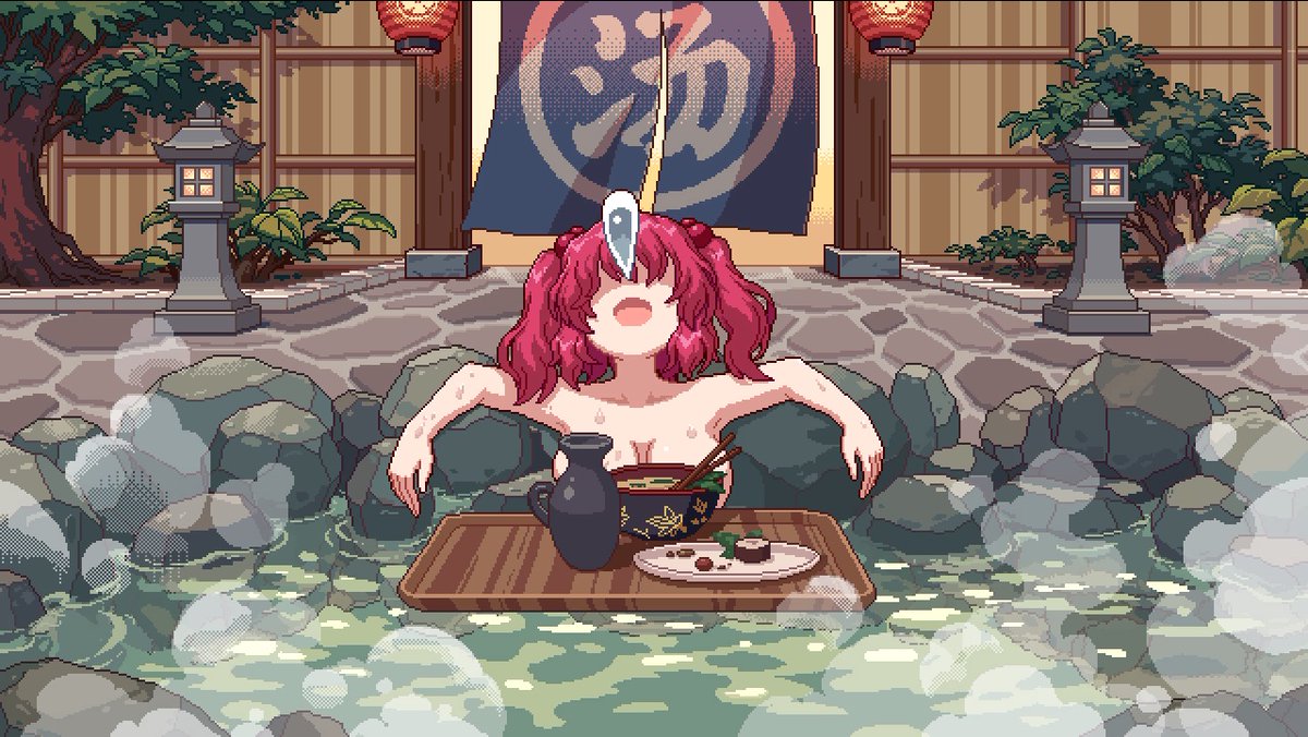 風呂行くどー

信じられるか？この2枚の画像、元となったのは同じキャラなんだぜ
#東方夜雀食堂
#東方ロストワード