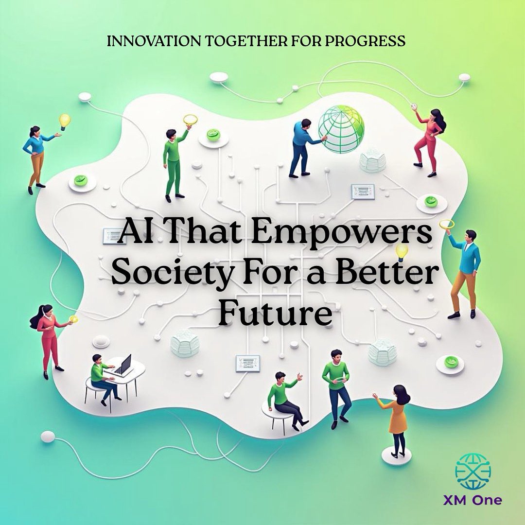 XMOneAI's tweet image. AI that empowers, not replaces 🌍🤖
XMOne is building tools like IVA &amp;amp; XMBot to simplify work, support communities, and create real impact, because technology should serve society, not just businesses.

#XMOneAI #AIForGood #TechForSociety #InnovationWithPurpose #IVA #XMBot