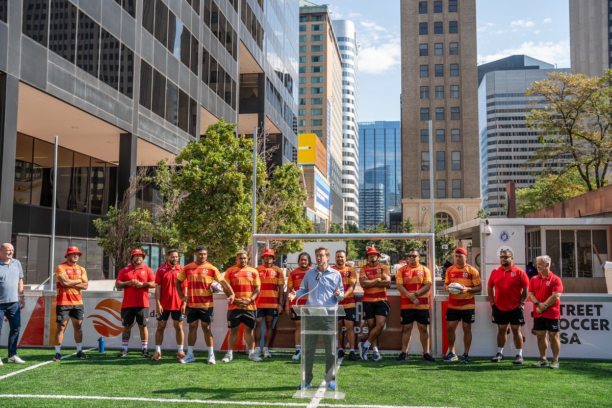🏉 Looks like the Mayor’s already in training - are you? PNC’s big match is coming soon to DICK'S Sporting Goods Park!

Don't miss the action next Sunday, September 14th. Get your tickets now! 
🎟️: tix.dsgpark.com/25PNCX