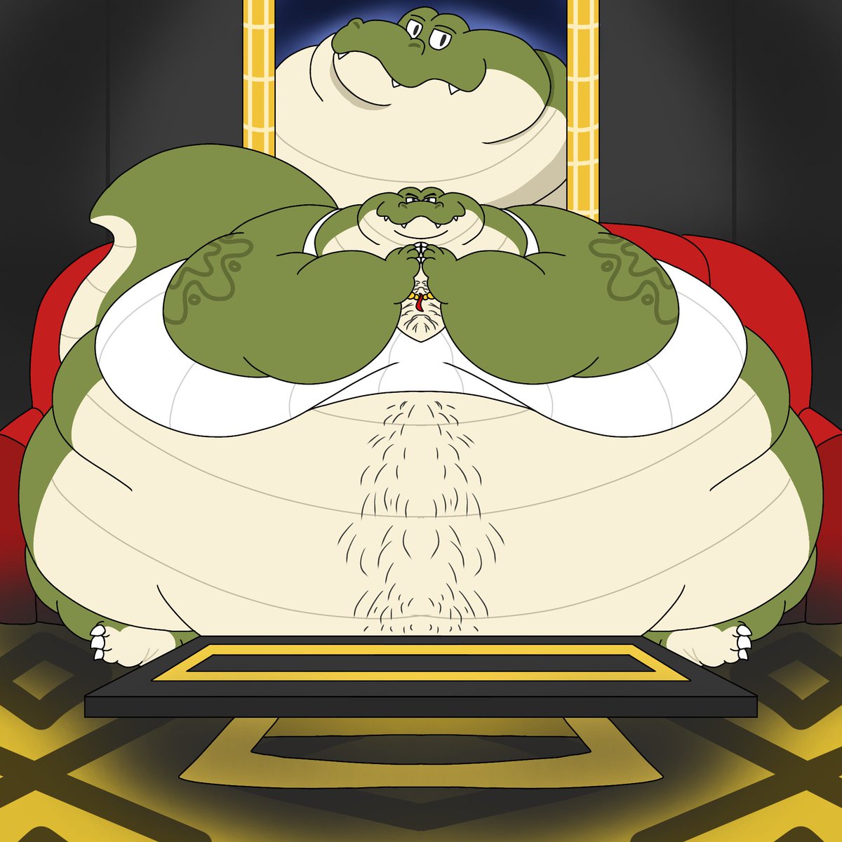 Welcome to my mafia lair, mio amico~ ready to serve your boss~?
(WONDERFUL art by <a href="/BigObeseHippo/">A Group of Fatties</a> !)