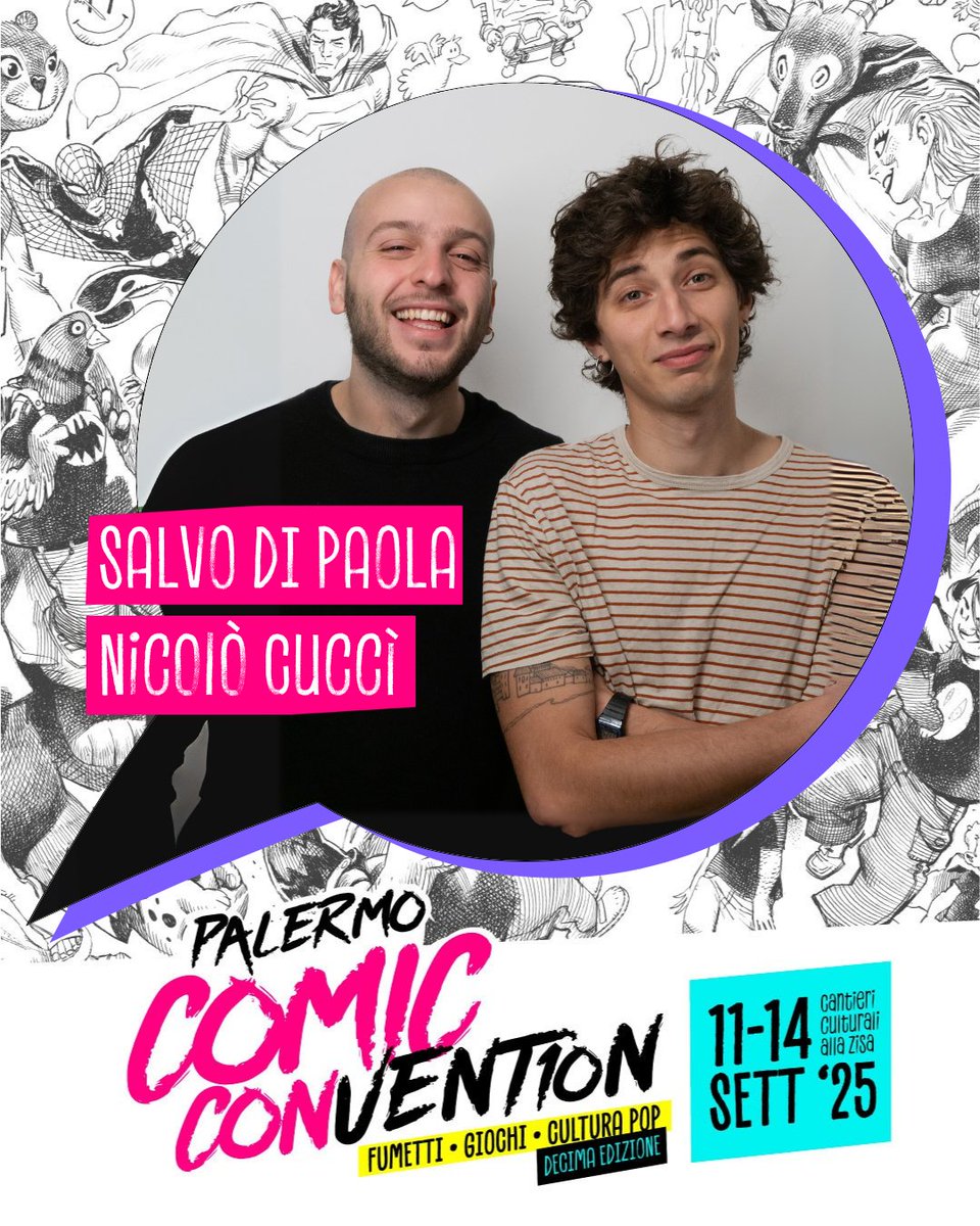 PalermoComicCon tweet media