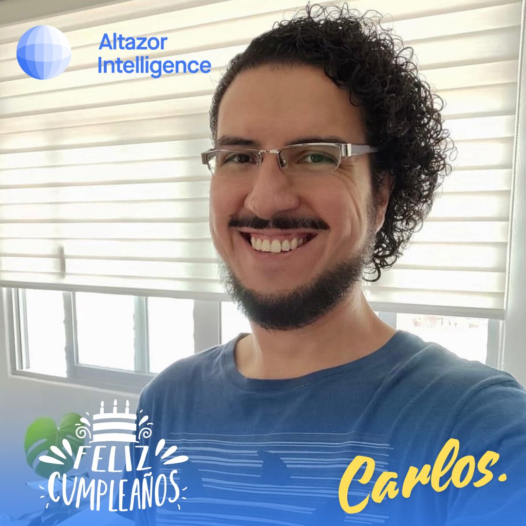 Altazor Intelligence (@altazor_intell) on Twitter photo Hoy no solo celebramos tu día, sino también tu liderazgo, que va más allá de los proyectos: inspira y deja huella en las personas. ¡Feliz cumpleaños <a href="/RA_Karlos/">R.A. Carlos</a>!
Con admiración, #TeamAltazor 🎉 Hoy no solo celebramos tu día, sino también tu liderazgo, que va más allá de los proyectos: inspira y deja huella en las personas. ¡Feliz cumpleaños <a href="/RA_Karlos/">R.A. Carlos</a>!
Con admiración, #TeamAltazor 🎉