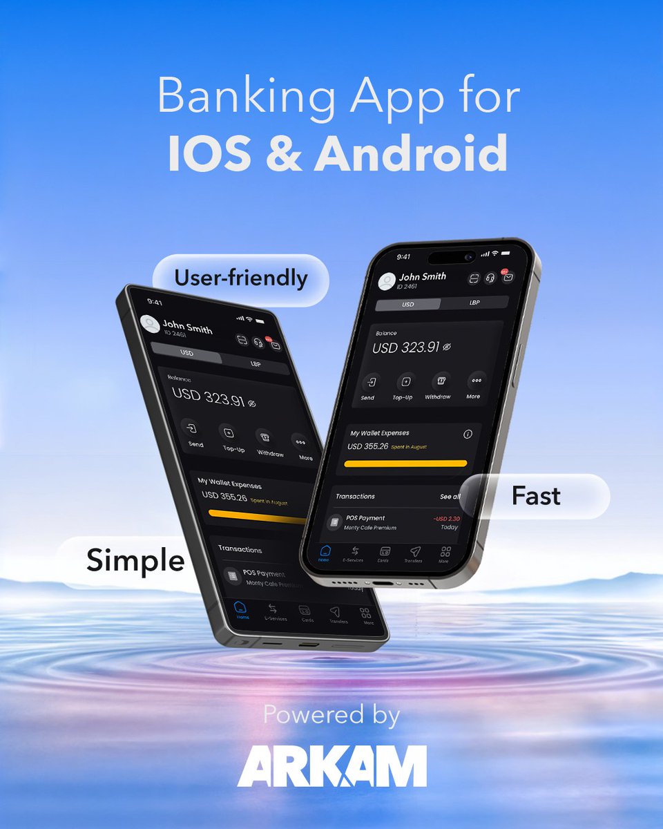 Arkam_Banking's tweet image. Why wait months to build your app from scratch?
With Arkam you can launch fast.
Contact us today at +44 20 3861 0127
#DigitalBanking #WhiteLabelApp #FintechTools #BuiltWithArkam