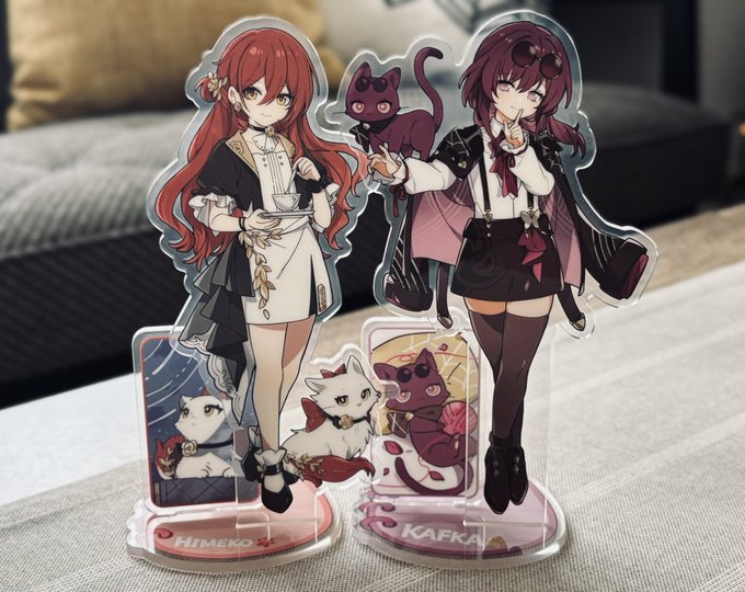 姫子のアクスタが届いたので早速並べてみた 