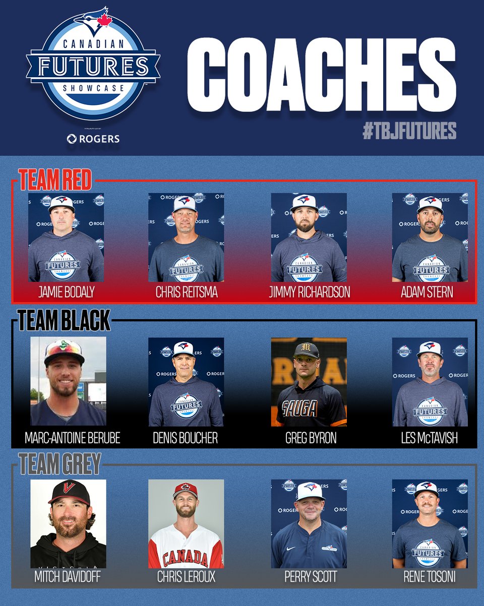 OFFICIAL: The 2025 Canadian Futures Showcase Coaching Staff is LOCKED IN 🔒

Representing Canadian baseball from coast-to-coast ⚾️ 

#TBJFUTURES🇨🇦