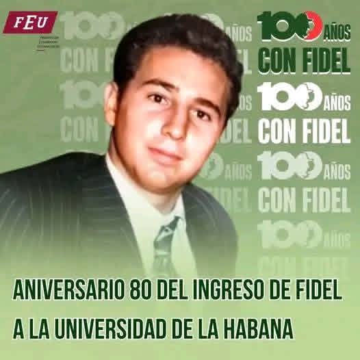 #100AñosConFidel 
Fidel por siempre.