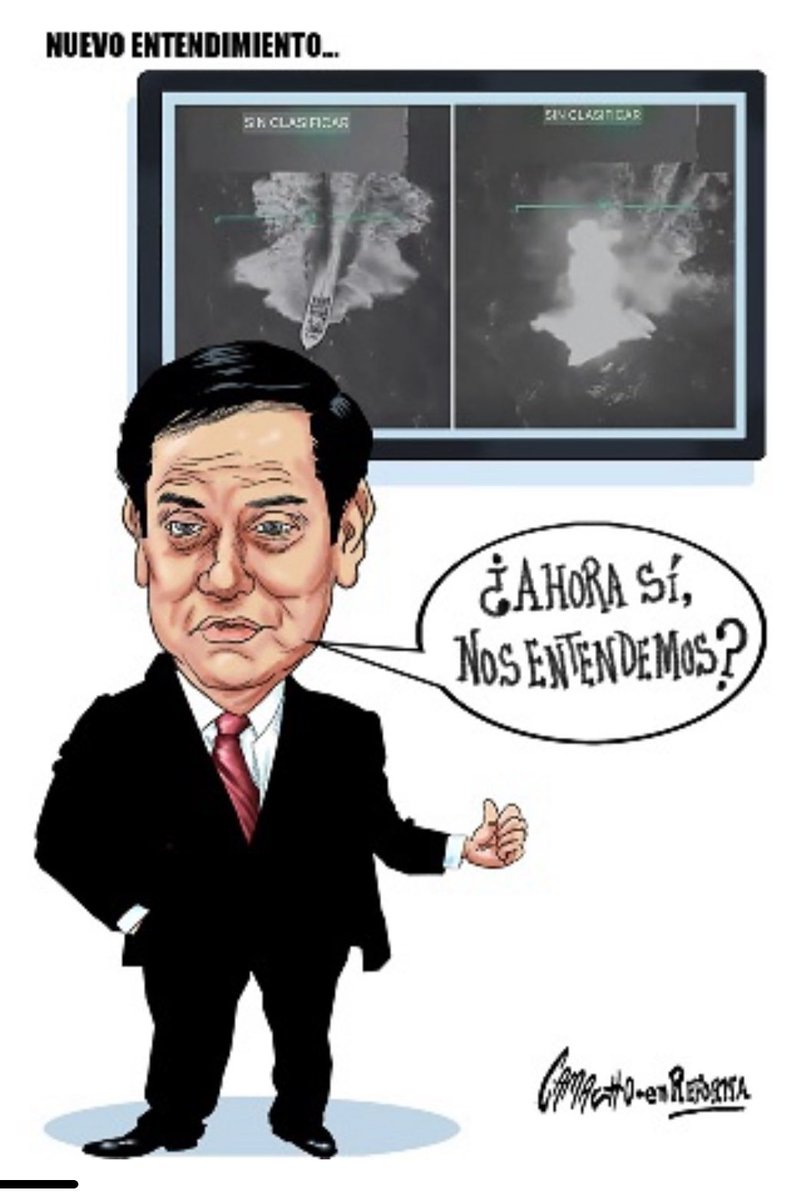 📌 “Te lo digo Nicolás para que me entiendas, Claudia”. 

#MarcoRubio 

<a href="/CartonCamacho/">Daniel Camacho Cartones</a> <a href="/Reforma/">REFORMA</a>