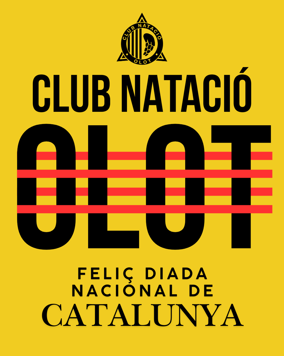 #Diada2025 Des del CN #𝗢𝗹𝗼𝘁 us volem desitjar una molt bona i feliç 𝗗𝗶𝗮𝗱𝗮 𝗡𝗮𝗰𝗶𝗼𝗻𝗮𝗹 𝗱𝗲 𝗖𝗮𝘁𝗮𝗹𝘂𝗻𝘆𝗮 💛
