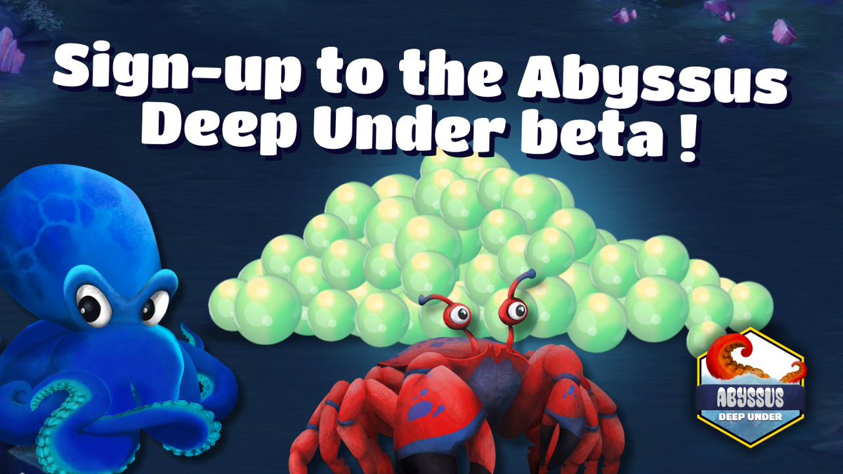 🌊 Dive deep into the adventure now!
Registration for the Abyssus Deep Under beta is still open 🎮✨

The release date is fast approaching, so don't miss your chance to join the first explorers of the depths!

👉 Sign up today on our website: abyssus-deep-under.com