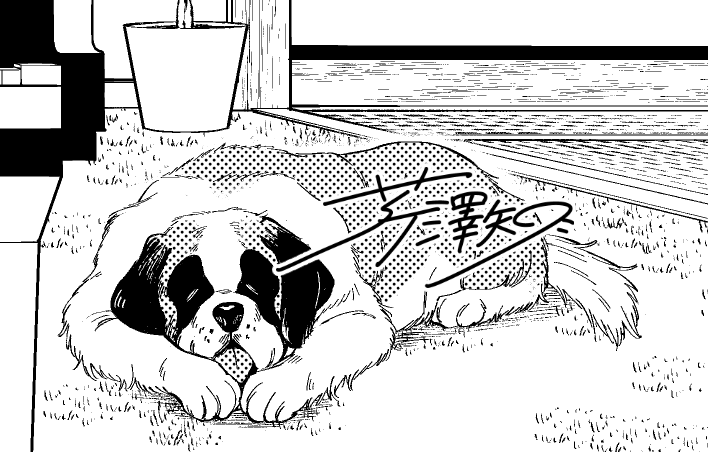 先月末くらいから打ち合わせなどで通話が多かったのですが長い夏風邪のせいで声がカスカスですみません。
しばらく続きそうですが何卒ご容赦ください。よろしくお願いします。
画像は最近の原稿から。隙あらば犬が出てきます🐶
アシスタントさんたちからも素敵な背景上がってきております🌟