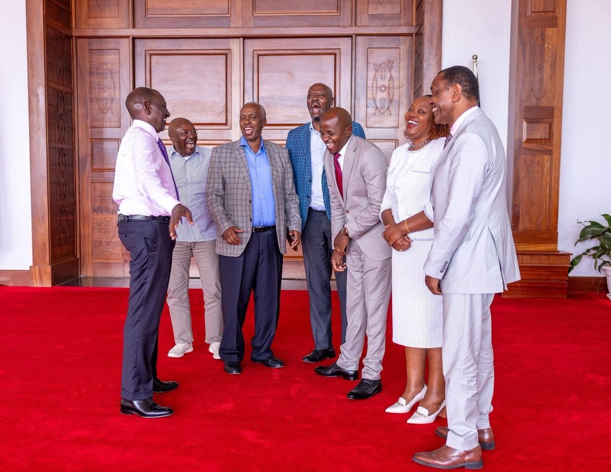 Earlier today in statehouse ..
NYERI COUNTY:
Senator Wantam . 
Nyeri Town Wantam 
Mathira Wantam 
Othaya Wantam 
Women Rep  Wantam
Kieni Wantam 
Lais:WANTAM