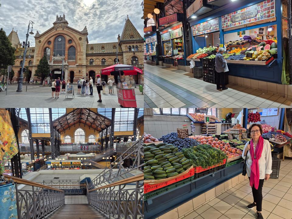 En el mercado de Budapest.
