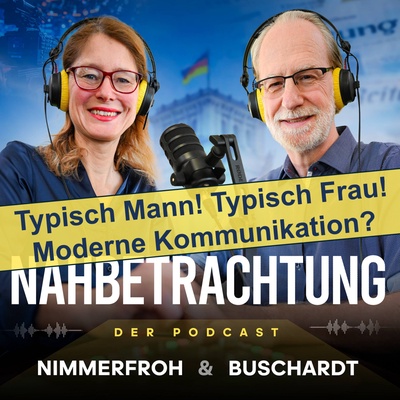 Typisch Mann - Typisch Frau: Kommunikation
Er spricht – sie redet: Warum Männer und Frauen so unterschiedlich kommunizieren. Podcast mit <a href="/tom200prozent/">Tom Buschardt | Medien-/Kommunikationstrainer PLUS</a> nahbetrachtung.podigee.io/22-typisch-man…