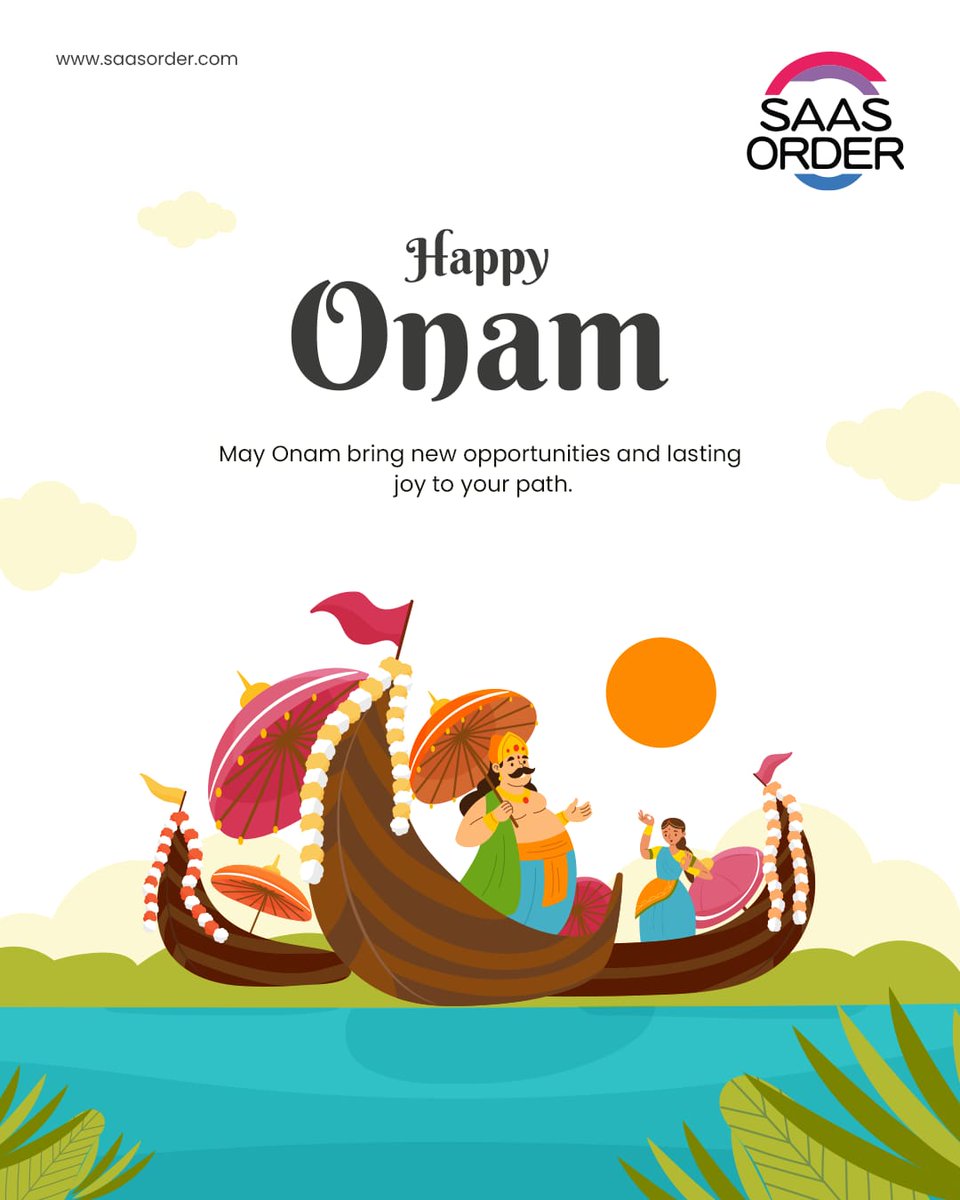saasorder's tweet photo. Onam is a reminder that when people come together, celebrations bloom brighter. Wishing you togetherness and prosperity.

#Saasorder #onam #onammood #onamcelebration #happyonam #indianfestival https://t.co/q0LEN0CJhU