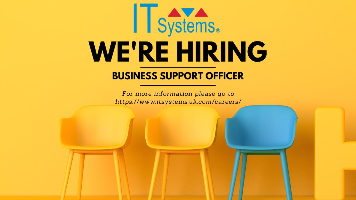 💼 New opportunity! Join us as an IT Systems Business Support Officer. Help schools succeed with MIS support + GDPR compliance. Apply now 👉 itsystems.uk.com/careers/
#NowHiring #ITJobs #Darlington