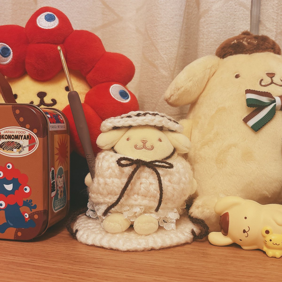 暑いと思うけどかわいい🧶