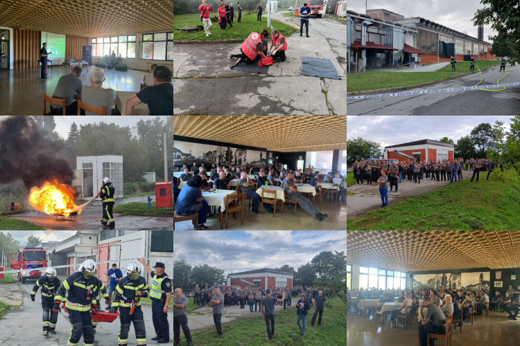 ➡Služba civilne zaštite Slavonski Brod <a href="/RavnateljstvoCZ/">Ravnateljstvo civilne zaštite MUP-RH</a> provela je 1. i 3. rujna vježbu evakuacije te edukaciju djelatnika tvrtke „Psunj tvornica koža“ Rešetari o sustavu civilne zaštite i pravilnom postupanju u slučaju nesreća i katastrofa
, više na ➡ shorturl.at/zOMUa