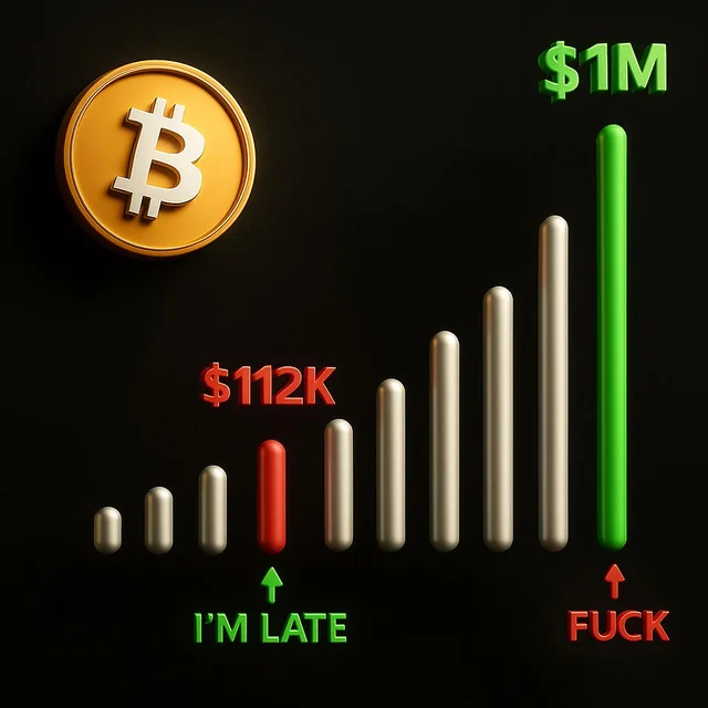 RobinSeyr's tweet photo. It's ok if you don't buy Bitcoin now, you can buy it later for 10X the price. https://t.co/EB2uWIW1OX