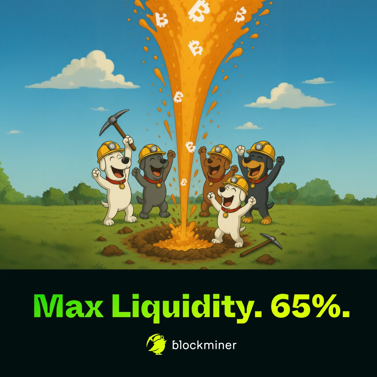 BlockMinerfun's tweet photo. PUP halving is here, and the dogs hit paydirt.

Starting at $PUP Block 51,840, EVERY token on  Blockminer runs at 65% liquidity for 7 days.

65% of every Energy burn → BTC pools.
Maximum flow. Don’t miss it. https://t.co/JkrdG8eP1h