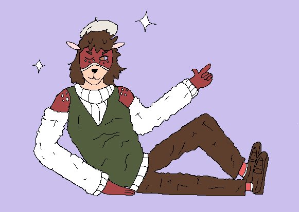 deci3ve0us's tweet photo. Drew @setherdo22’s OC Jesse in MS Paint because I was bored (finally got around to posting this https://t.co/tGnGUnjYZt