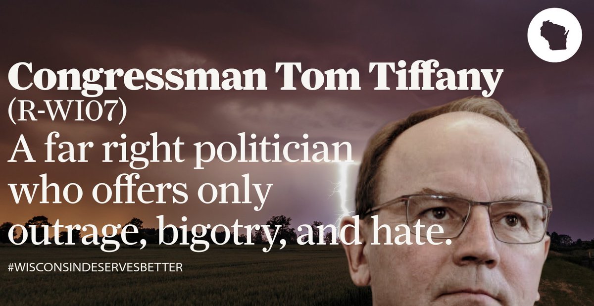 John Norcross 🌹 (@jnorcr) on Twitter photo <a href="/RepTiffany/">Rep. Tom Tiffany</a> More #manufacturedoutrage and #culturewars from an out-of-touch MAGA politician in #Wisconsin.
#WI07 deserves better representation.
It's #timeforchange.
--------
#StopMAGA <a href="/RepTiffany/">Rep. Tom Tiffany</a> More #manufacturedoutrage and #culturewars from an out-of-touch MAGA politician in #Wisconsin.
#WI07 deserves better representation.
It's #timeforchange.
--------
#StopMAGA