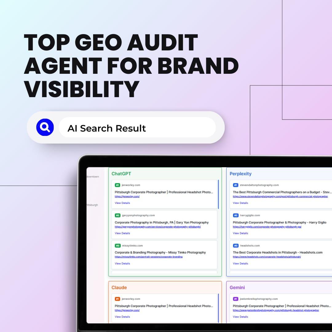 shimulali9650's tweet image. Impressed with Addlly’s GEO Audit Agent! It pinpointed gaps in our AI search visibility and gave us clear steps to fix them - while cutting content costs by 50%. Check it out and tell me what you think: https:/addlly.ai/geo-audit/ #AddllyAI #AIsearch #AIvisibility #GenAI