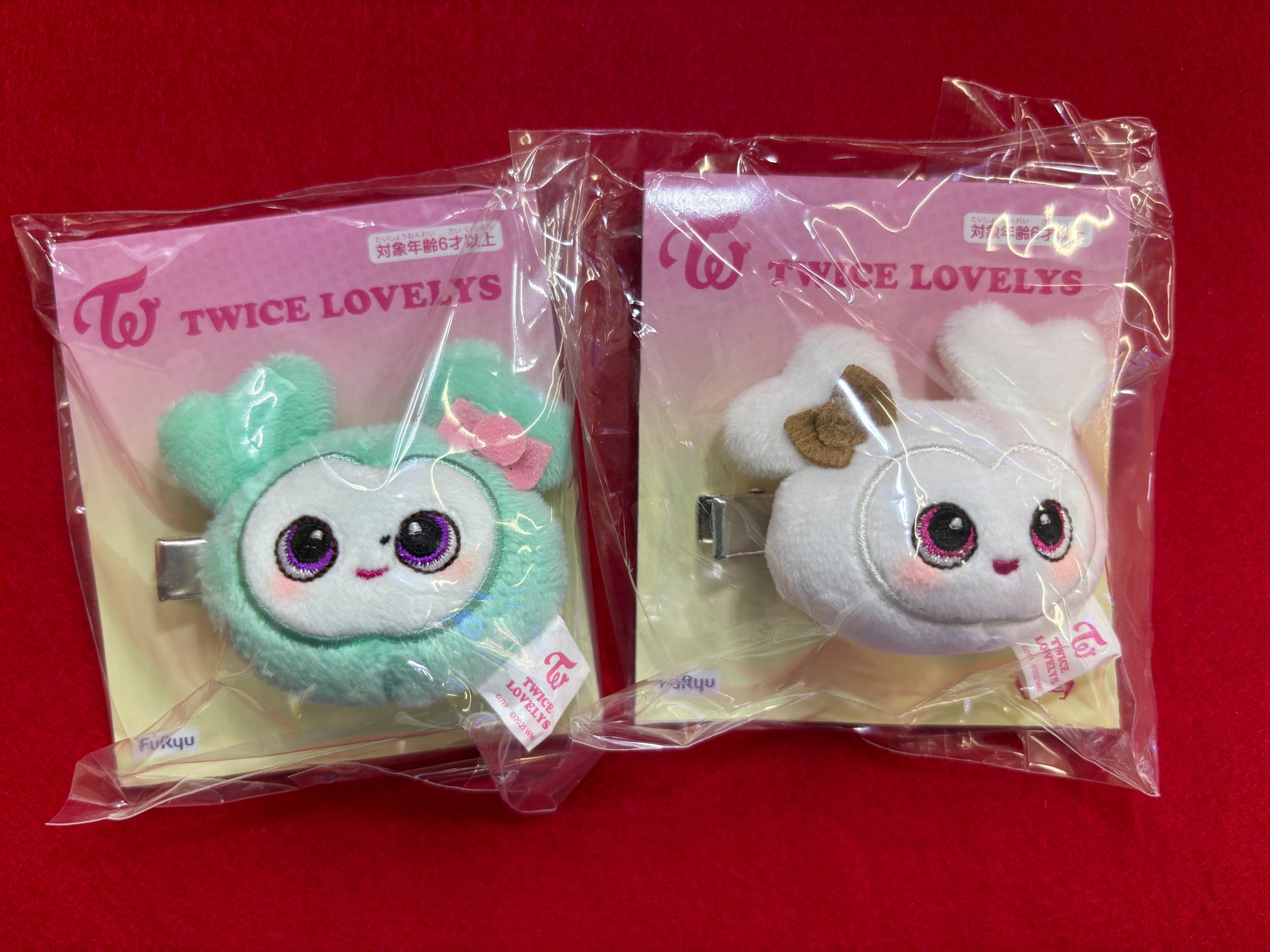 ② TWICE LOVELYS　ぬいぐるみヘアピン　全種　ぬいぐるみ TWICE LOVELYS ぬいぐるみヘアピン - メルカリ