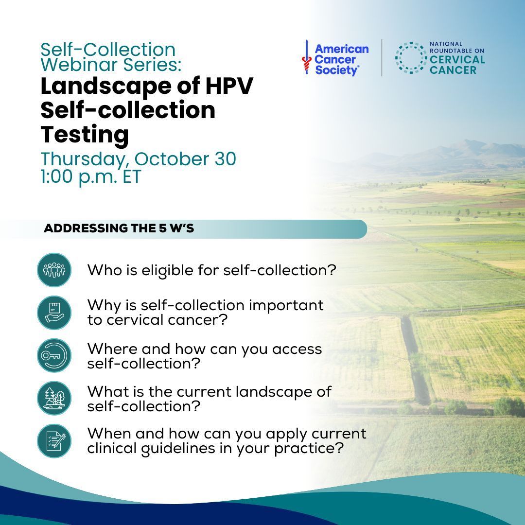 ACS National Roundtable on Cervical Cancer tweet media