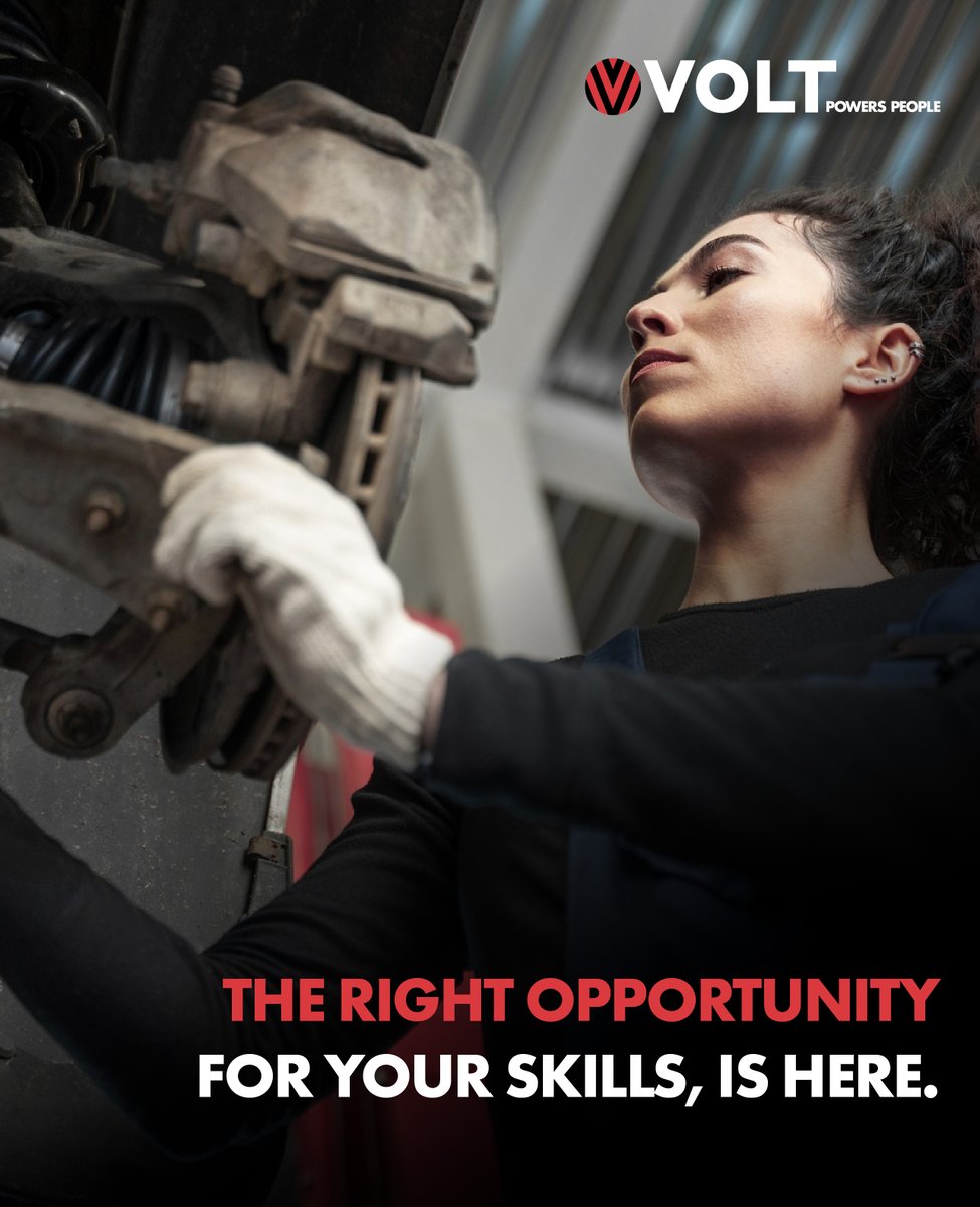 Your skills deserve the right stage. Find a role where you can grow, contribute, and thrive with Volt.

Start exploring open positions here: hubs.ly/Q03Gnxf_0

#Volt #CareerOpportunities #WeAreHiring #NextStep #JobSearch