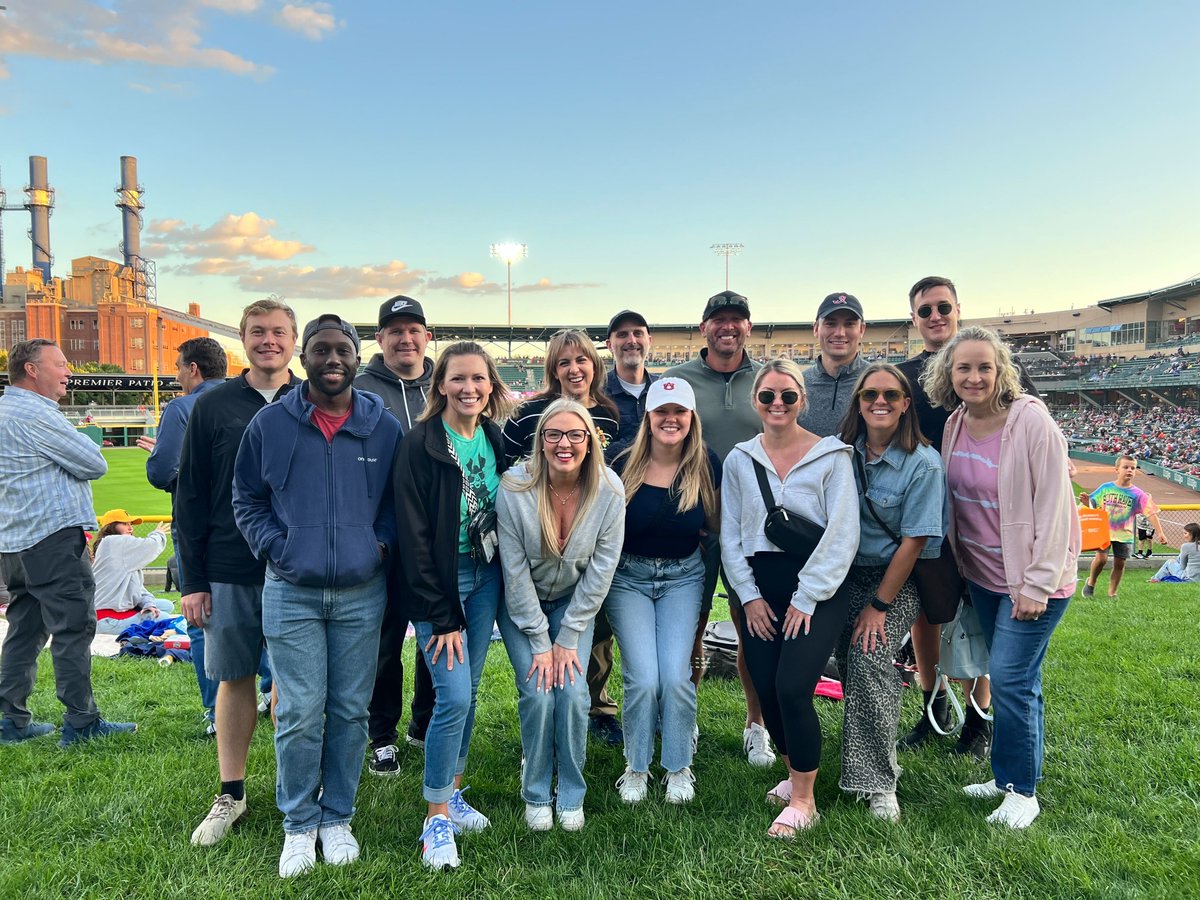 OneCause's tweet image. From the office to the outfield, our OneCause team had a blast catching the @Indyindians game for an evening of fun! ⚾ 

#OneTeamOneCause #Indianapolis #TeamOuting