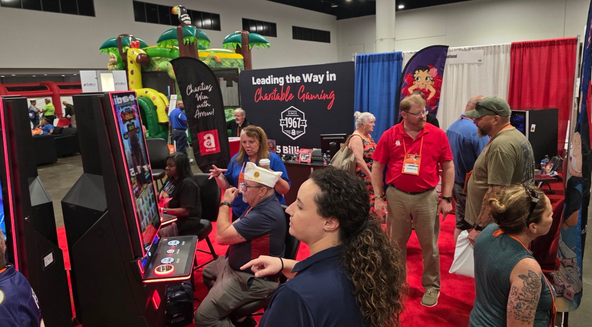 Arrow International (@arrowinterninc) on Twitter photo Arrow was proud to be the Platinum Sponsor of the <a href="/AmericanLegion/">The American Legion</a> National Conference in Tampa! Our gaming solutions help raise over $1.5B each year for charities, supporting veterans and families nationwide. Community, integrity, and service are at the heart of everything we do. Arrow was proud to be the Platinum Sponsor of the <a href="/AmericanLegion/">The American Legion</a> National Conference in Tampa! Our gaming solutions help raise over $1.5B each year for charities, supporting veterans and families nationwide. Community, integrity, and service are at the heart of everything we do.