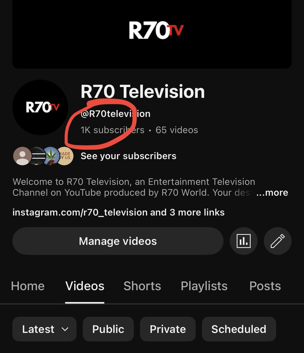 First milestone achieved!!! 1,000 subscribers on R70 Television on YouTube 🎉 Keep watching, liking, sharing and SUBSCRIBING 🙏🏾 More exciting content loaded every 3 days.