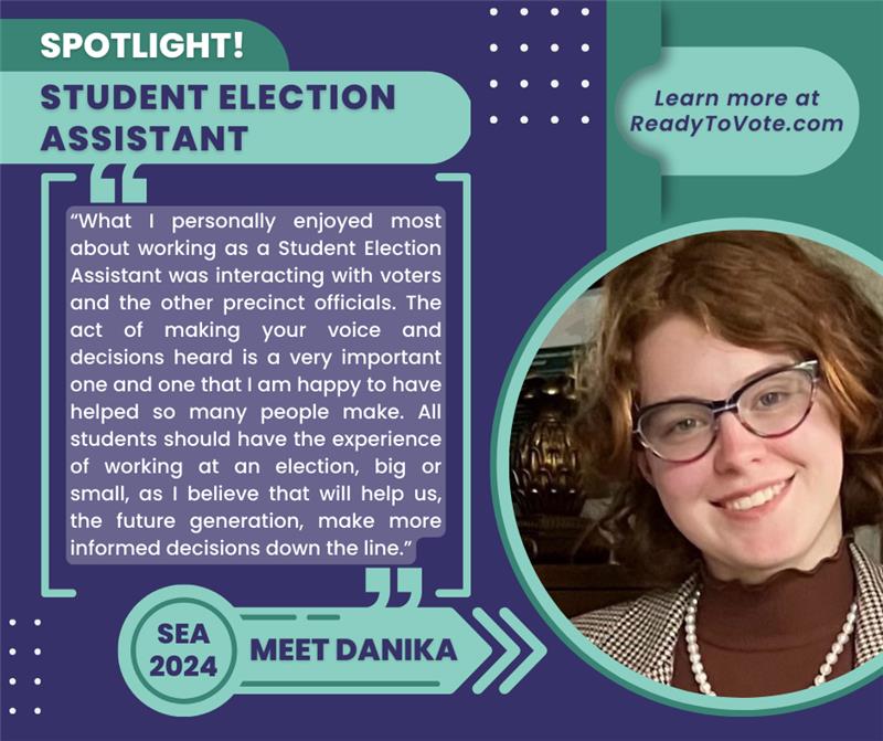 Interested in becoming a Student Election Assistant for upcoming elections? Students 17 or older can receive payment or service hours for helping out in any election! @wcpss Find out more: ow.ly/SwAp50WR9mw